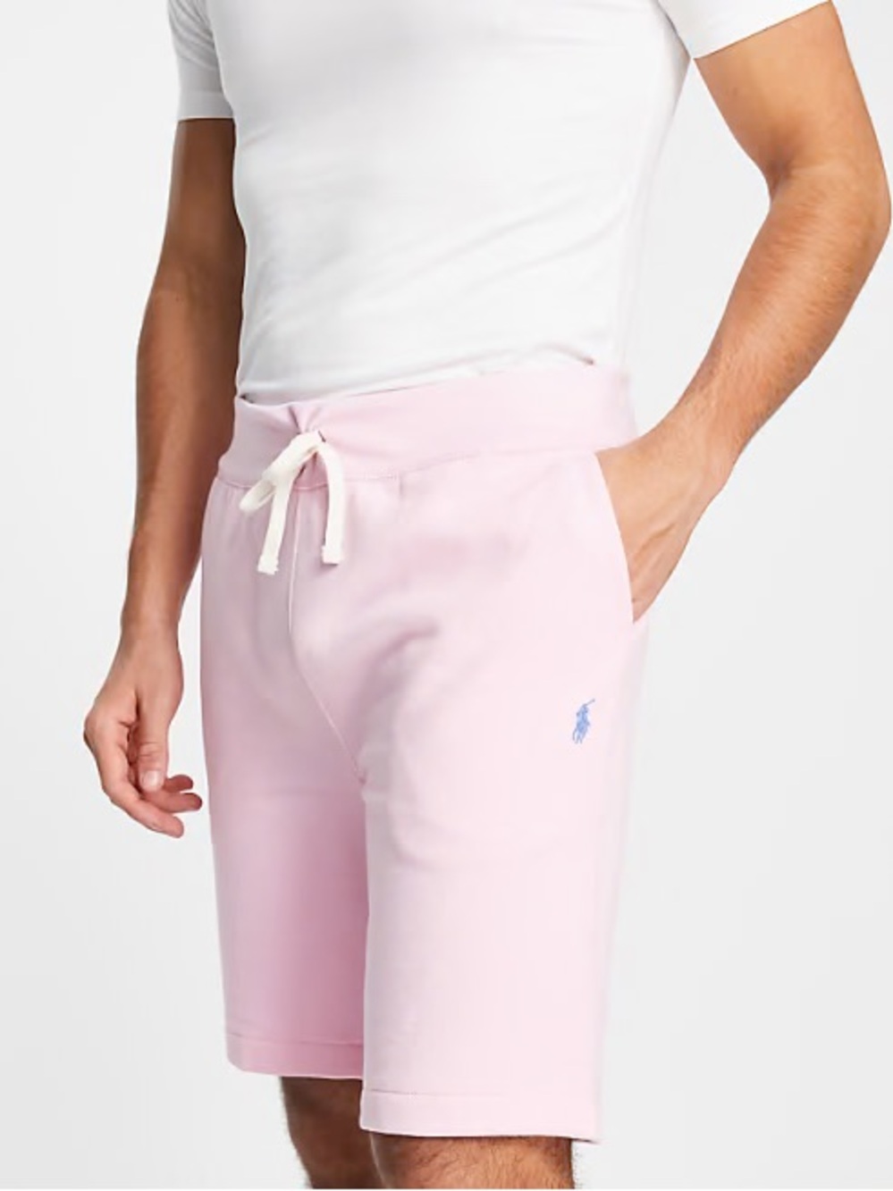 Polo by Ralph Lauren Light Pink Men's Drawstring Athletic Shorts XL